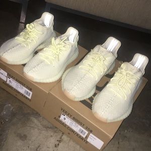 350 Butter Yeezys Boost sizes 5 1/2 and 9 DS